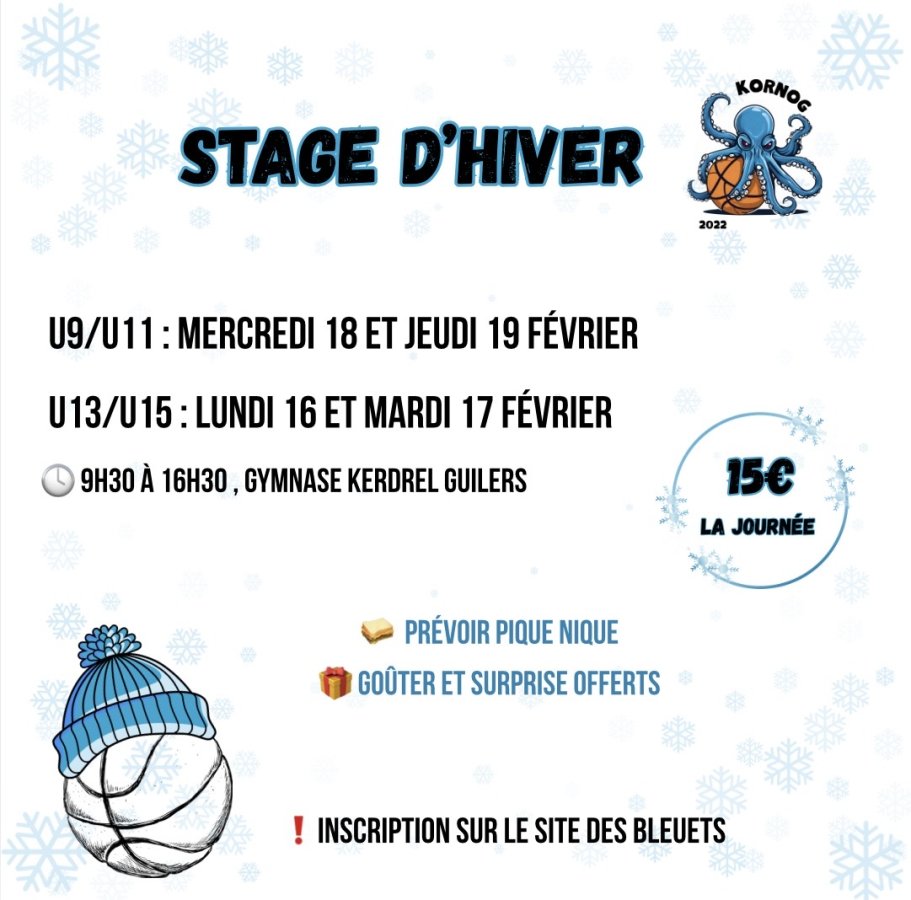 Stage d'hiver